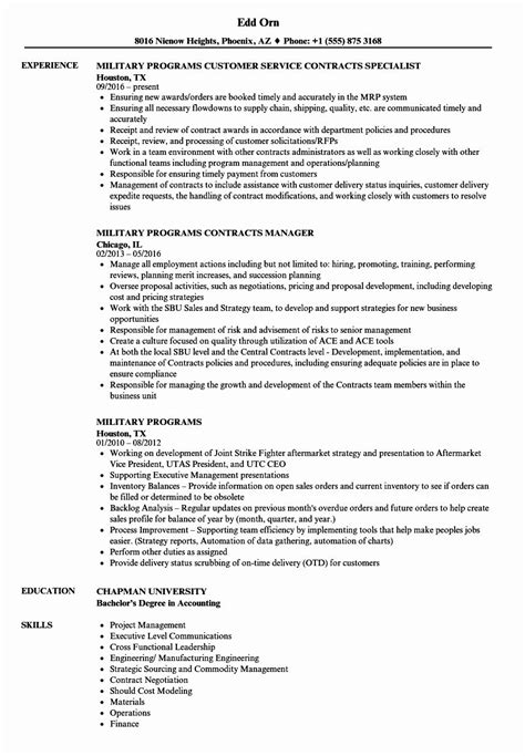 Military Resume Template Microsoft Word