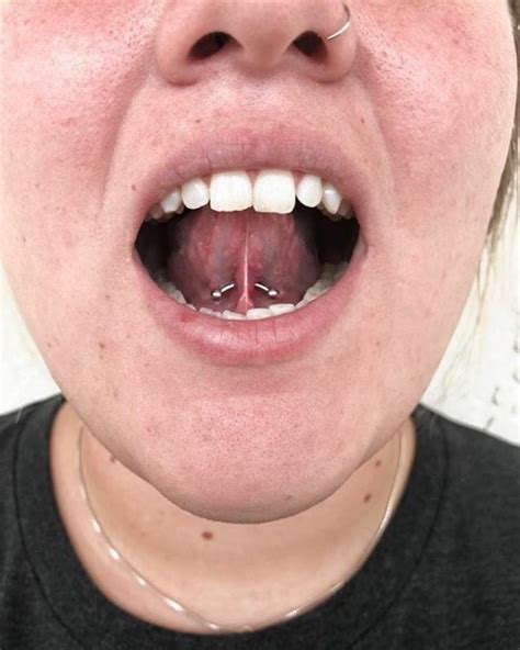 tongue web piercing 45 image ideas pros and cons jewelry right piercing