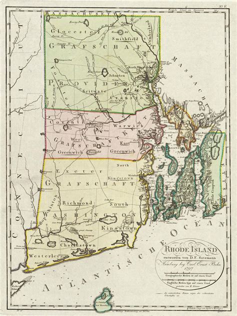 1796 Map Of Rhode Island