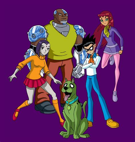Mystery Titans As Scooby Doo Characters