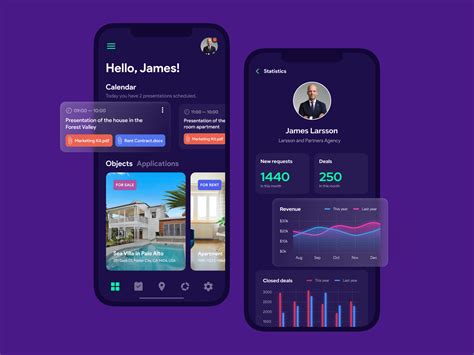 Realtor Mobile App Ios Android Ui By Ramotion On Dribbble