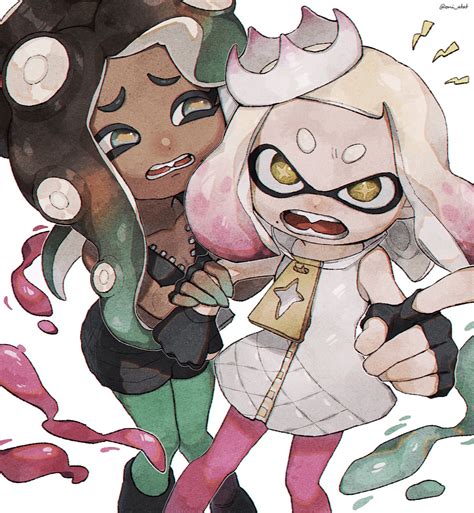 Marina And Pearl Splatoon And 1 More Drawn By Kajioniatat Danbooru