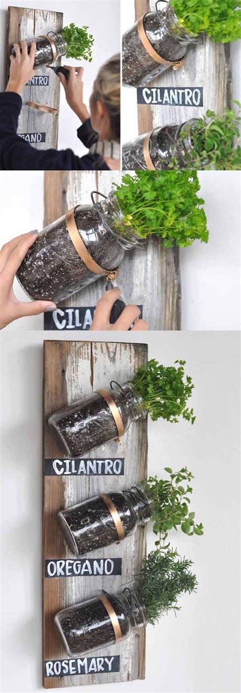 Supplies needed to make your own diy herb garden: 10 Cheap DIY Indoor Herb Containers | Home Design And Interior