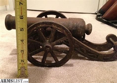 Armslist For Sale Antique Civil War Signal Cannon Black Powder Cast Iron