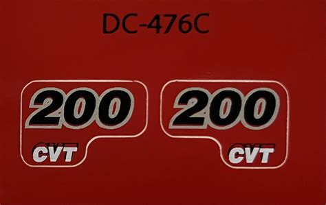 Decal 116 Case Ih Magnum 200 Cvt Model Numbers Dc476c Midwest