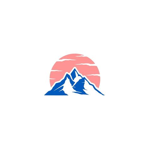 Mountain Logo Design Mountain View Logo 19804808 Vector Art At Vecteezy
