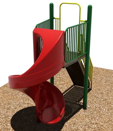 Sportsplay Independent Spiral Slide 6 Playground Equipment