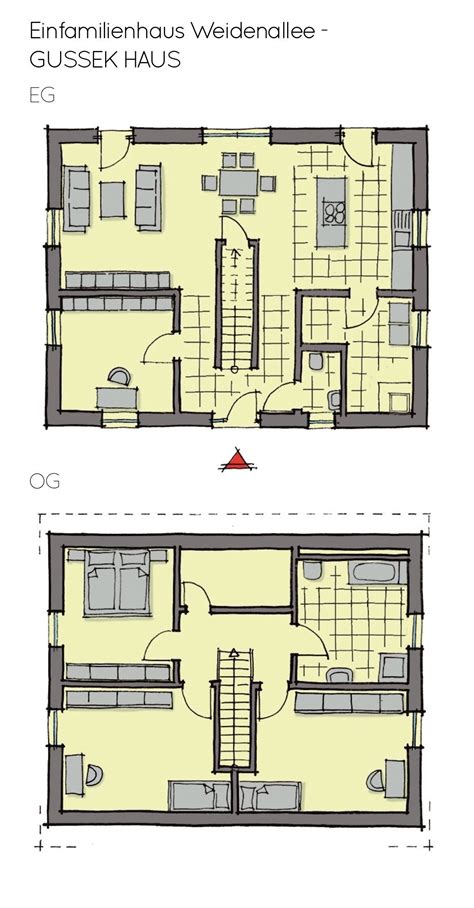 Haus grundriss mit satteldach und erker anbau fertighaus 5 zimmer von grundriss einfamilienhaus 150 qm bild. Einfamilienhaus Grundriss mit Satteldach Architektur ...