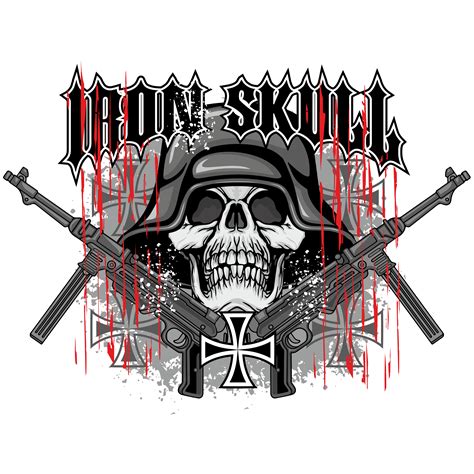 Aggressive Emblem With Skull 584391 Vector Art At Vecteezy