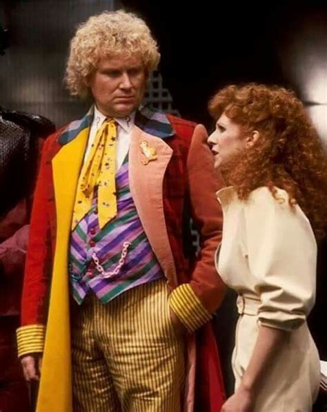 Doctor Who Colin Baker And Bonnie Langford Classic Doctor Who