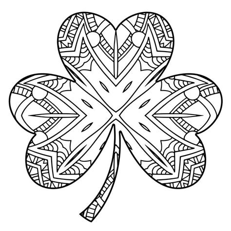 Download Complete Shamrock Coloring Pages To Print | Coloring pages, St patrick day activities, St ...