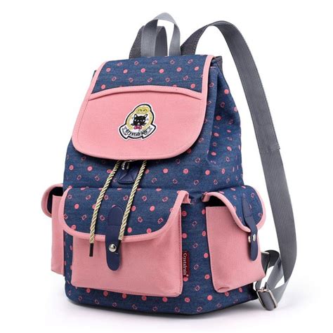 Cute Kawaii Multipurpose Canvas Backpack Canvas Backpack Backpacks