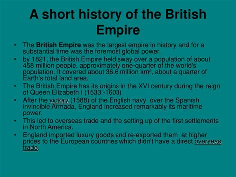 Ppt Expansion Of The British Empire Powerpoint Presentation Free