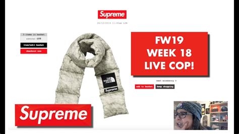 Supreme Fw19 Week 18 Live Cop The North Face Week Youtube
