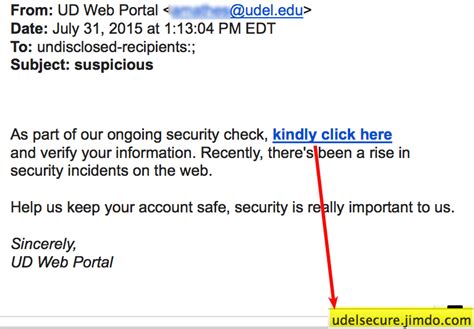 Ud Email With “suspicious” Subject Is A Phishing Scam Secure Ud Threat Alerts