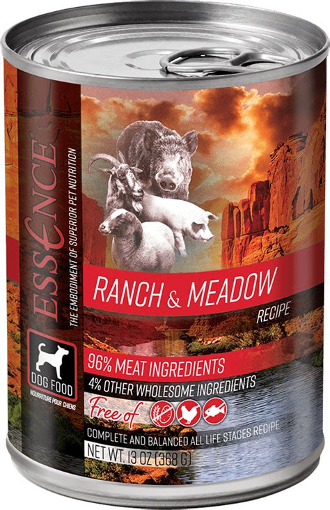 We still need to estimate the product's meat content before determining a final rating. Essence Ranch & Meadow Grain-Free Wet Dog Food - Tucker's ...