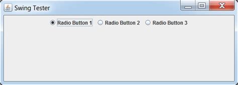 Charakteristisch Gurgeln Analysieren Java Swing Radio Button Group