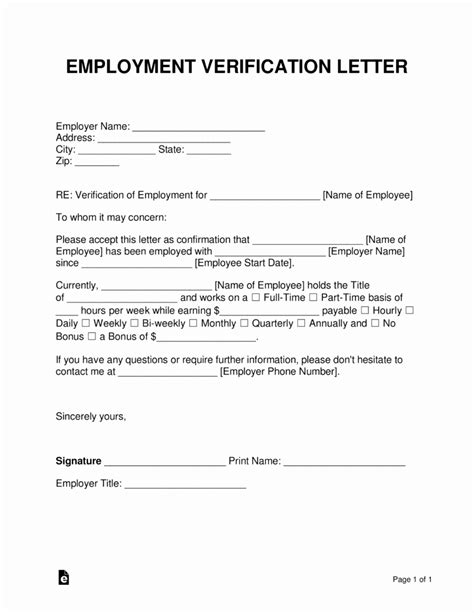 Proof Of Income Letter For Apartment Template