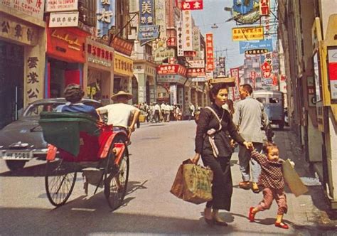 1950s Queens Road Central Near Pottinger St History Of Hong Kong