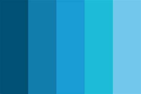 Cool Blue Color Palette Renkler