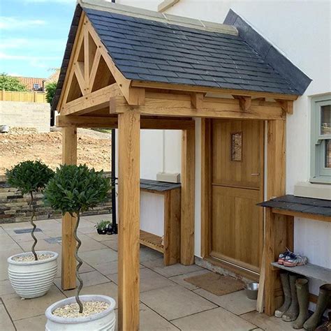 Gallows brackets and timber posts quality made grp canopies and eaves. Oak Porches - A Gallery Showing High Quality Porches ...