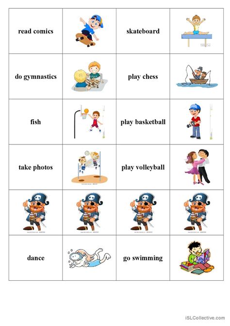 My Weekend Free Time Activities Wa English Esl Worksheets Pdf And Doc