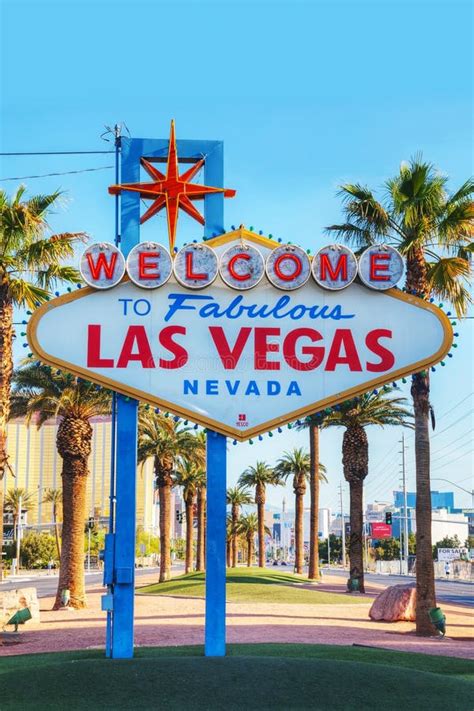 Welcome To Fabulous Las Vegas Sign Editorial Stock Photo Image Of