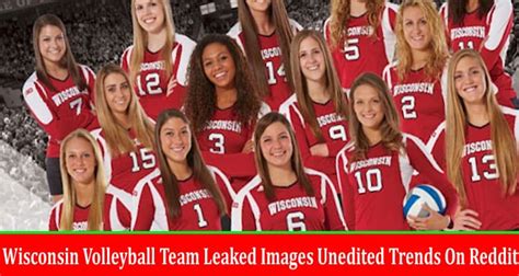 Watch Wisconsin Volleyball Team Leaked Images Unedited Trends On Reddit Twitte Telegram
