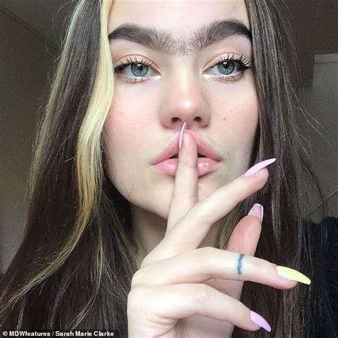 teen who used to pluck every week now embraces her bushy unibrow daily mail online