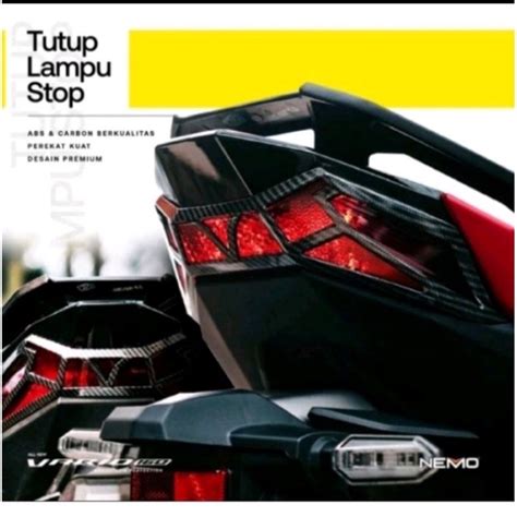 Jual Cover Tutup Sen Depan Dan Cover Tutup Jaring Lampu Stop Vario New