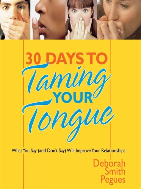 30 Days To Taming Your Tongue Ontario Library Service Download Centre