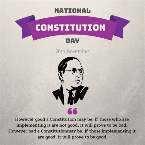 National Constitution Day Constitution Quotes Constitution Day India