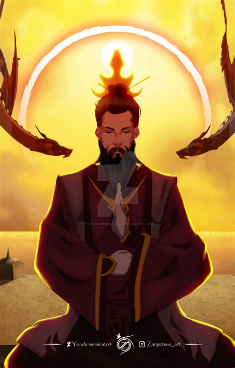 The Fire Lord Avatar Meditating By Yondaimeminato4 On Deviantart