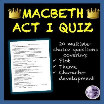 This is a quiz on shakespeare's awesome play, macbeth. Macbeth Act I Quiz | Quiz, This or that questions, Acting