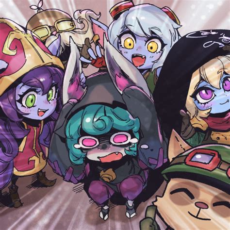 Lulu Poppy Tristana Teemo Vex And 1 More League Of Legends And 1