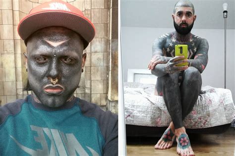 Body Modification Addict Covers 90 Of His Body In Tattoos Including