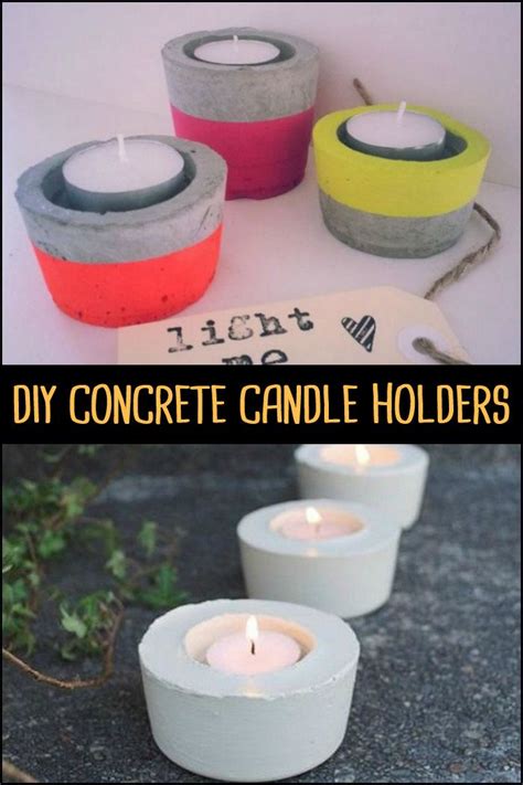 Diy Concrete Candle Holders The Owner Builder Network Concrete