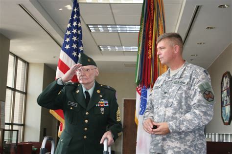 Garrison Commander Honors Local Veteran On 99th Birthday Article