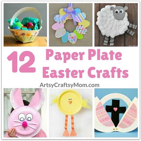 12 Adorable Paper Plate Easter Crafts