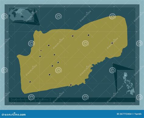 Ifugao Philippines Solid Major Cities Stock Illustration