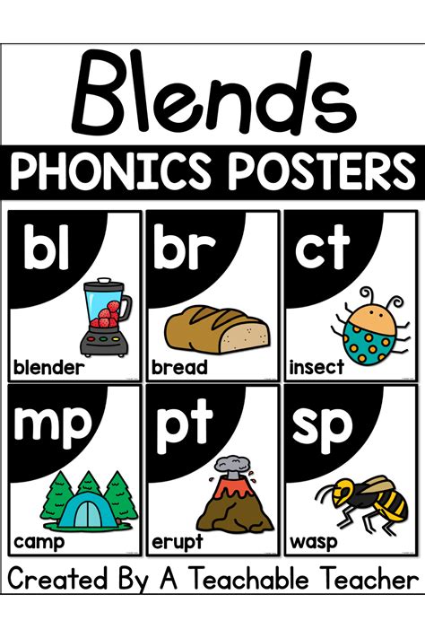 Blends Phonics Posters A Teachable Teacher