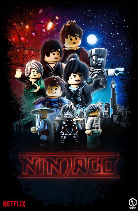 Artstation Ninjago X Stranger Things Poster