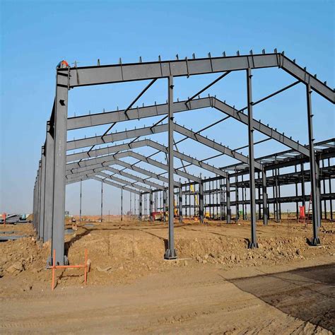 China Double Span Prefabricated Warehouse Steel Structure Metal