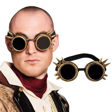 Stachelige Fliegerbrille Steampunk Günstig Kaufen Bei Partydekode