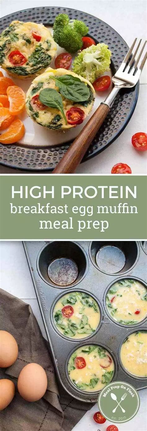 Low calorie granola barsthe spruce. High Protein Breakfast Egg Muffin Meal Prep | Recipe ...
