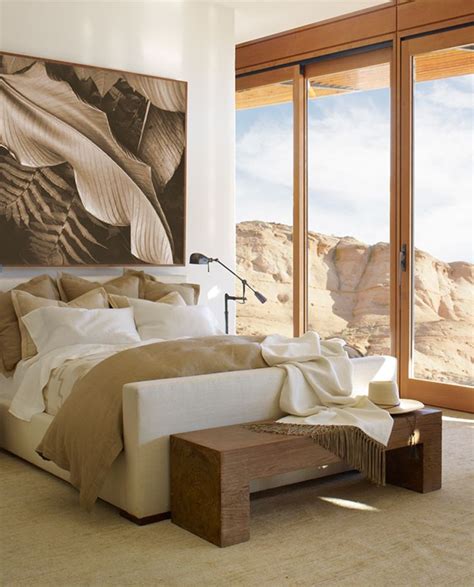 Ralph Lauren Homes Streamlined And Luxurious Desert Modern Bed
