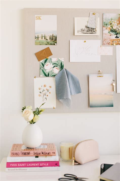 Diy Pinboard For Your Office Monika Hibbs A Lifestyle Blog