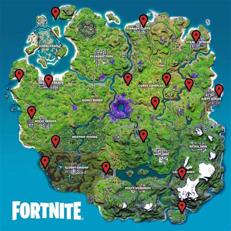 All Upgrade Bench Locations In Fortnite Chapter 2 Season 7 Doublexp