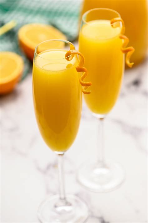 Virgin Mimosa Drink For Mothers Day Reluctant Entertainer