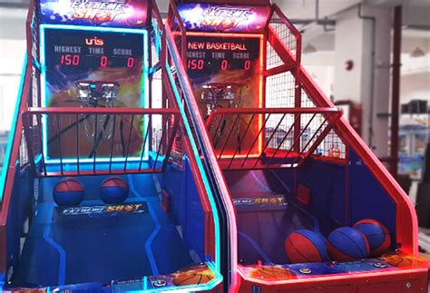 Extreme Shot Basketball Arcade Twin Hire Smack Amusements